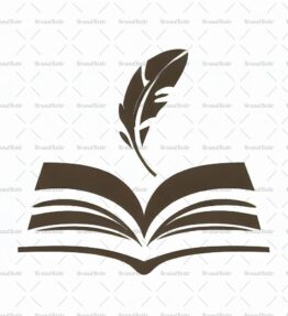 Offenes Buch und Feder